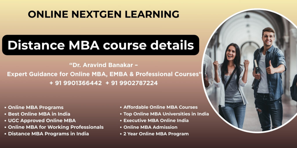 Looking for Distance & Online MBA UGC Recognized at Lucknow