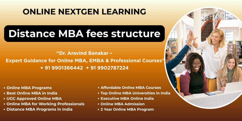 Looking for Distance & Online MBA UGC Recognized at Mangalore