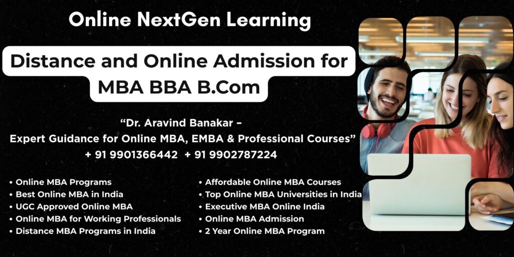 Looking for Distance & Online MBA UGC Recognized at Kanpur
