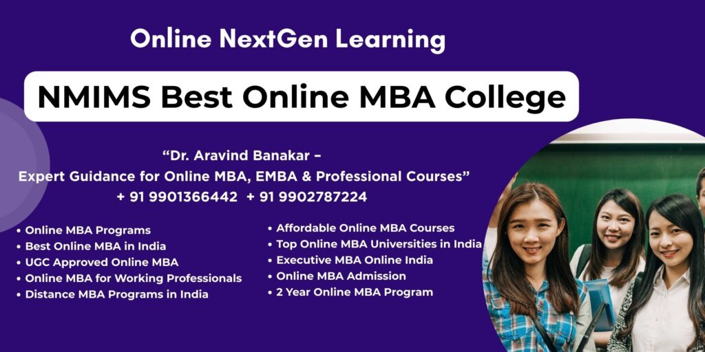 Looking for Distance Executive MBA from NMIMS