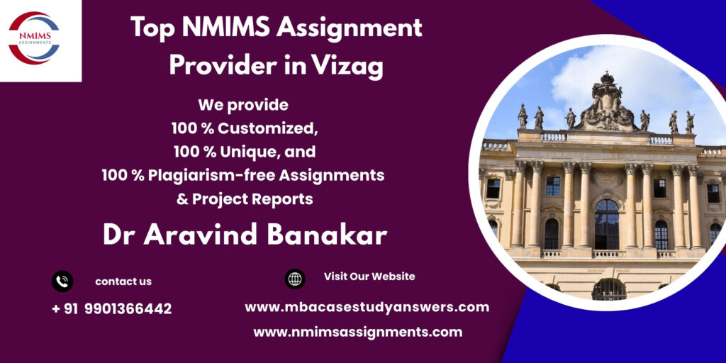 NMIMS MBA Plagiarism-free Assignments by Dr. Aravind Banakar | +91 9901366442
