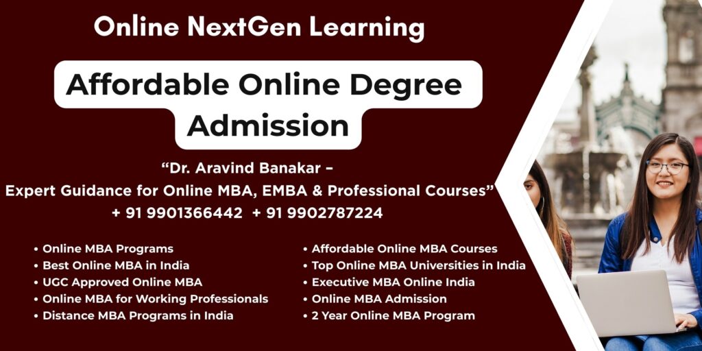 Distance MBA 2 Years in Bhopal - 9901366442