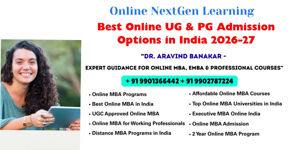 UGC Approved Online MBA in Kolkata