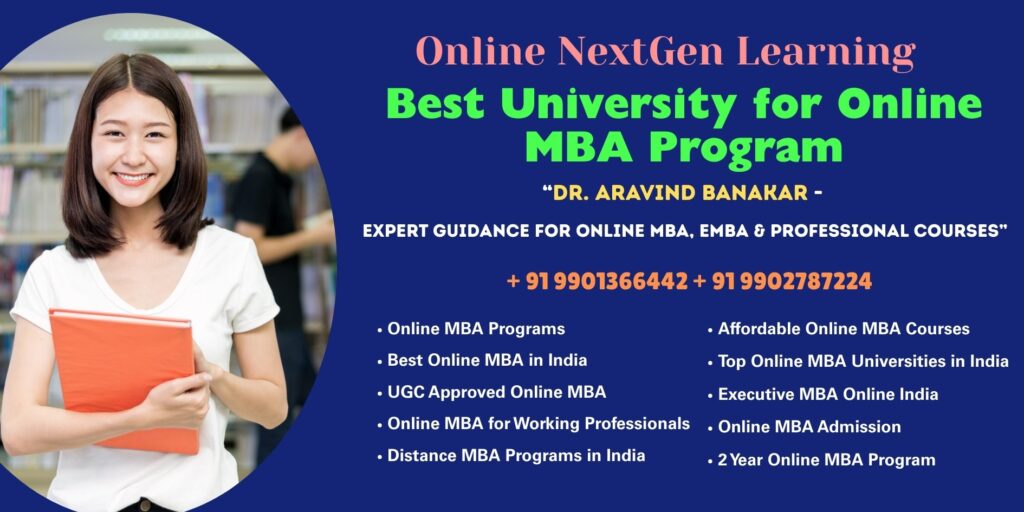 UGC Approved Online MBA in Madurai