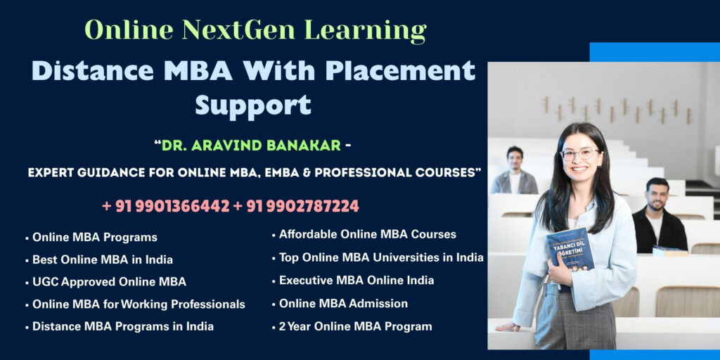 UGC Approved Online MBA in Solapur