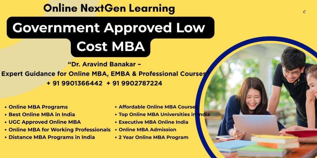 Online MBA from NMIMS in Kolar - 9901366442