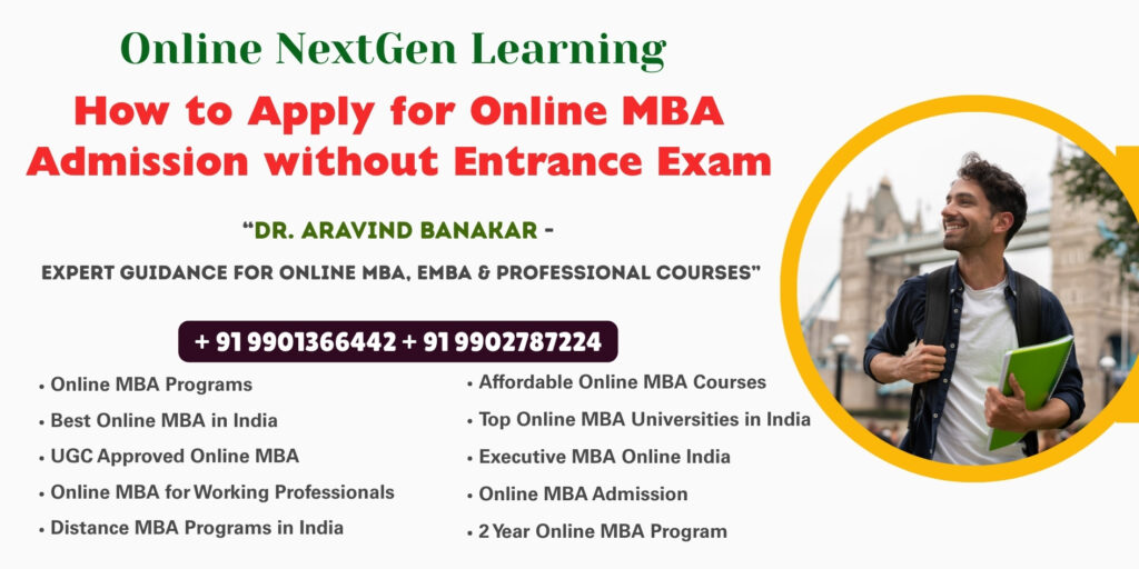 NMIMS Online EMBA 2026 Admission – Professional Admission Support by Dr. Aravind Banakar