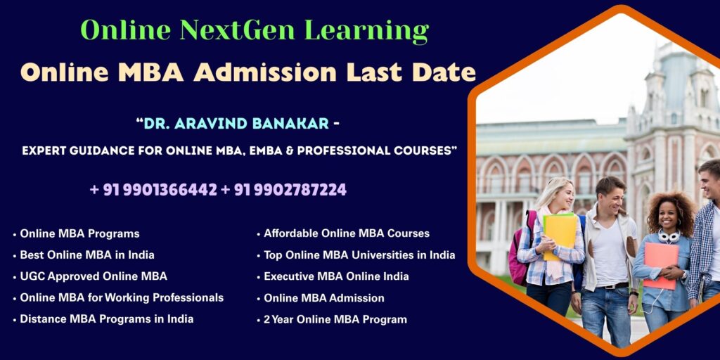 NMIMS UGC Approved Online MBA – Professional Admission Support by Dr. Aravind Banakar