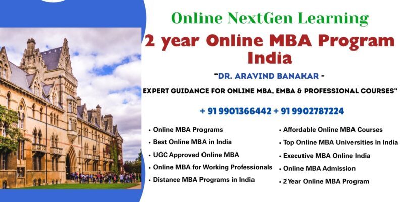 2 year Online MBA Program India Looking for Online and Distance MBA in Vijayawada