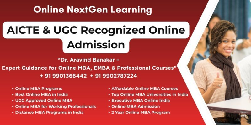 AICTE & UGC Recognized Online Admission Government recognized professional courses online – Professional Admission Support by Dr. Aravind Banakar