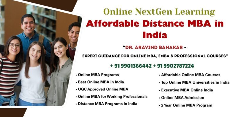 Affordable Distance MBA in India Looking for Online and Distance MBA in Visakhapatnam
