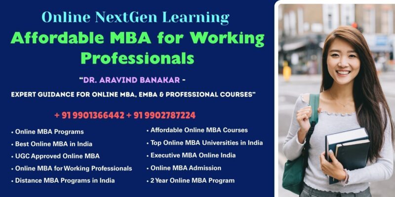 Affordable MBA for Working Professionals Looking for Online and Distance MBA in Warangal