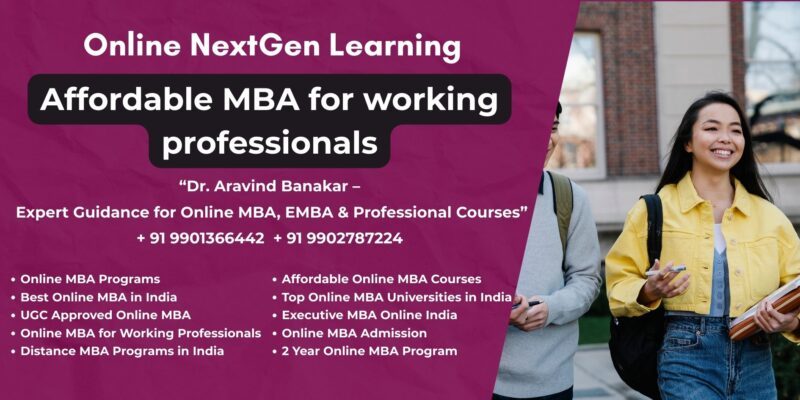 Online MBA Courses and Colleges in Nashik - 9901366442