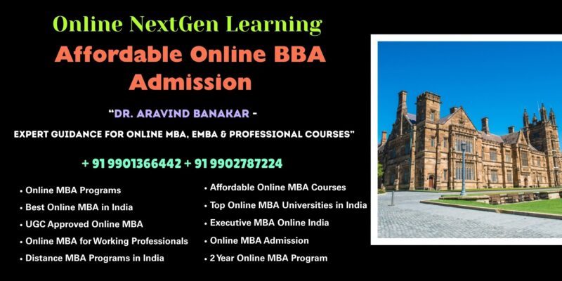 Affordable Online BBA Admission Looking for Online MBA Admission Help