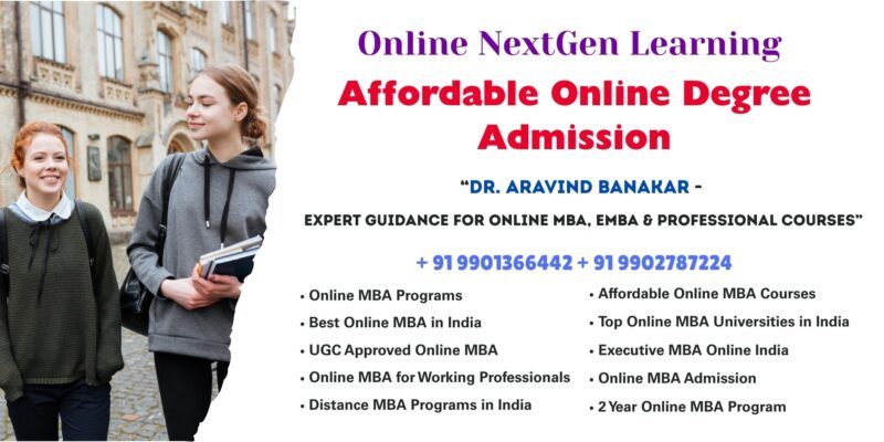 Affordable Online Degree Admission UGC Approved Online MBA in Dhanbad