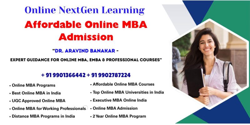UGC Approved Online MBA in Dharwad