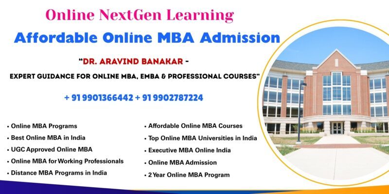 Affordable Online MBA Admission Looking for Online MBA Bangalore