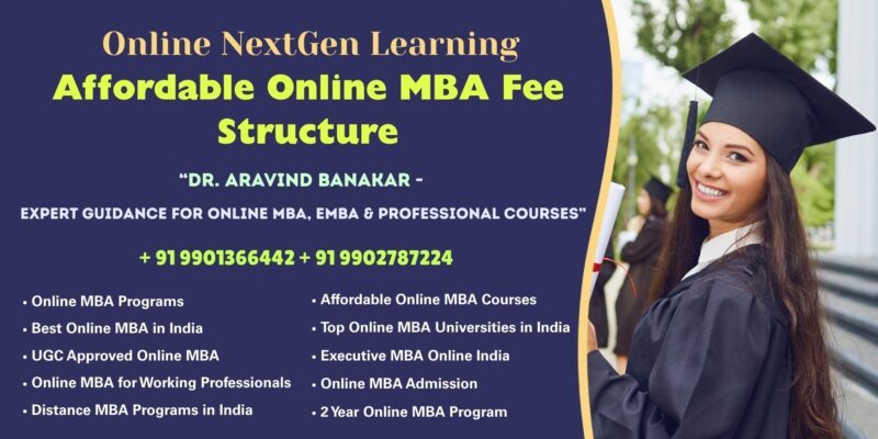 Affordable Online MBA Fee Structure Looking for Online MBA Courses