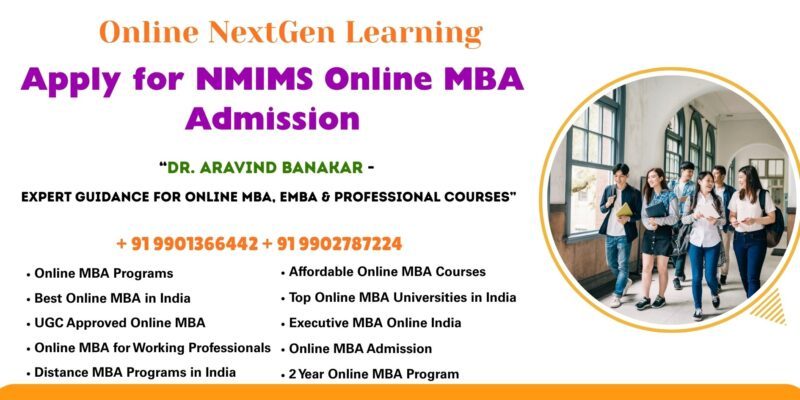 Apply for NMIMS Online MBA Admission Looking for Online MBA from NMIMS