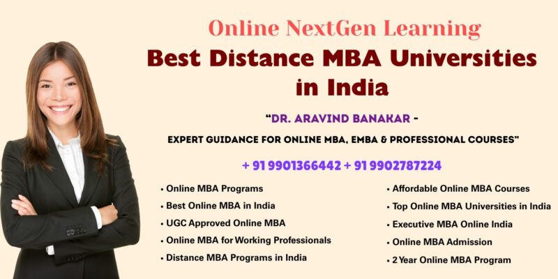 Best Distance MBA Universities in India UGC Approved Online MBA in Jabalpur