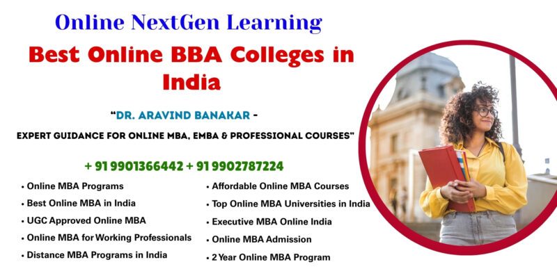 Best Online BBA Colleges in India Looking for Online MBA in India
