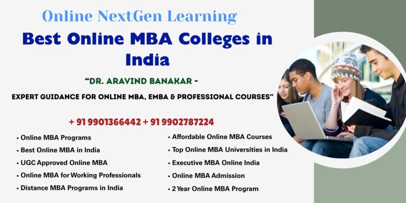 Best Online MBA Colleges in India Looking for Online MBA in Operations