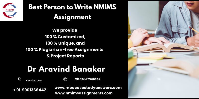 NMIMS Assignment Solutions Sem 4