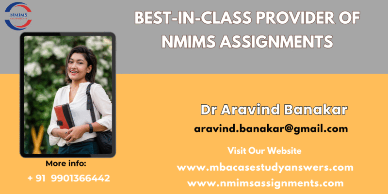 April 2026 NMIMS Solved Assignments