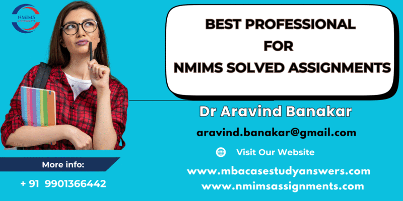 April 2026 NMIMS Solved Assignments – Delivered On Time with Quality
