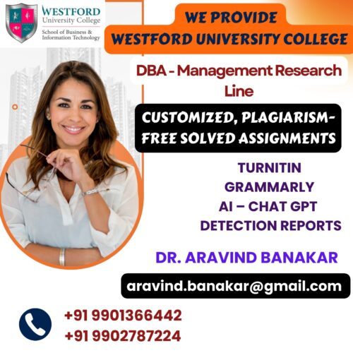 Westford University College Diploma in Digital Marketing 4000 to 5000 Words Customized Assignments