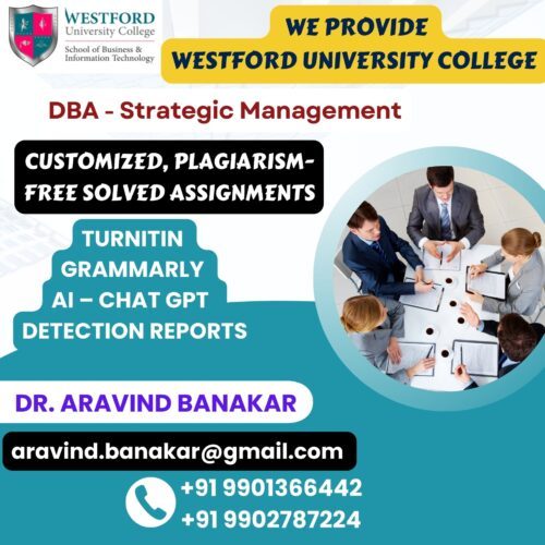 Westford University College Diploma in Supply Chain and Logistics Management 4000 to 5000 Words Customized Assignments