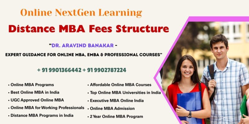Distance MBA Fees Structure NMIMS – The Best Online EMBA College – Professional Admission Support by Dr. Aravind Banakar