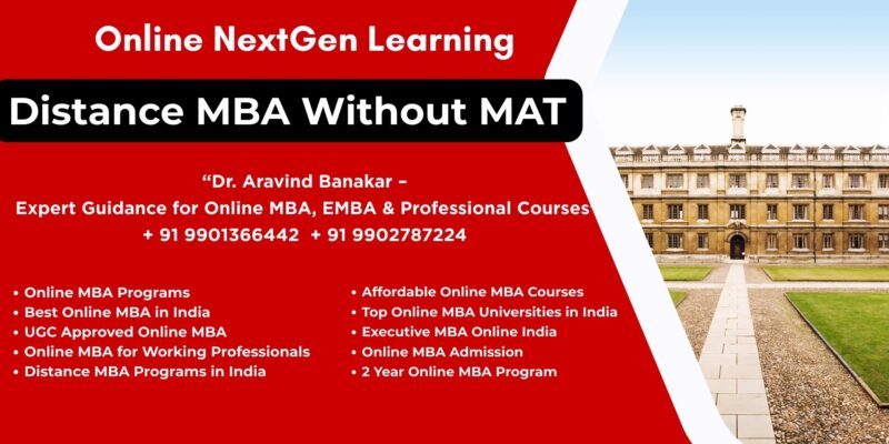 Distance MBA Without MAT Online MBA from NMIMS in Kalaburagi (Gulbarga) - 9901366442