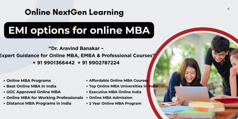 EMI options for online MBA – Copy Online MBA from NMIMS in Kochi (Cochin) - 9901366442