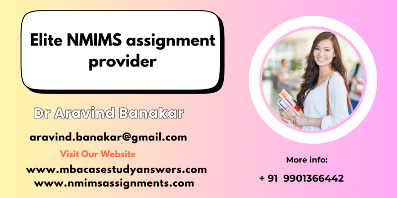 Best NMIMS Assignment Solutions – June 2026 Session