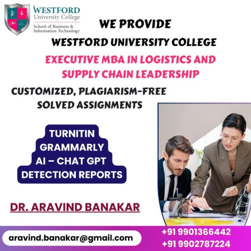 Operations Management MBA Assignment – Westford 4K Words