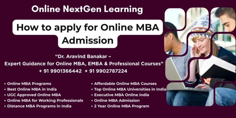 How to apply for Online MBA Admission Online MBA from NMIMS in Koppal - 9901366442