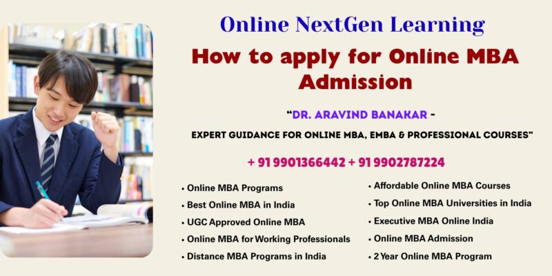 How to apply for Online MBA Admission UGC Approved Online MBA in Vijayapura (Bijapur)