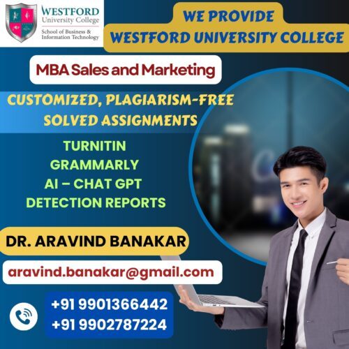 Westford University College Customized Solved Assignments to Canada Students