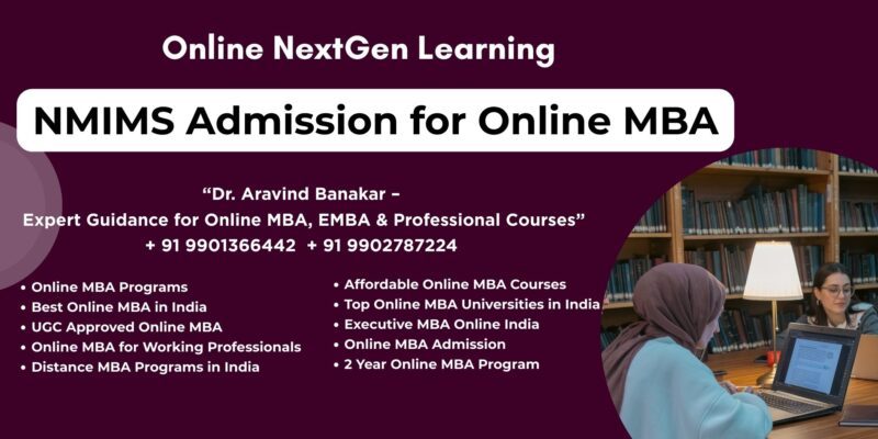 NMIMS Admission for Online MBA Looking for Distance B.Com Fees from NMIMS