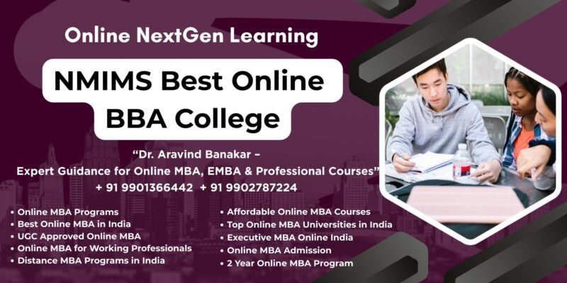 Online MBA from NMIMS in Noida - 9901366442