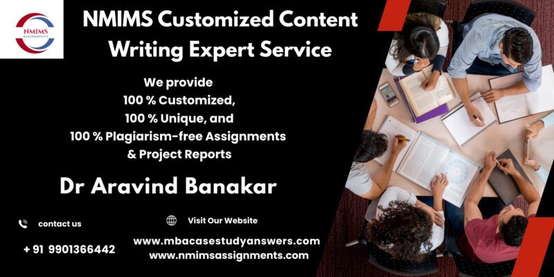 NMIMS Solved Assignment Help in Narmadapuram by Harsha Morey +91 9901366442