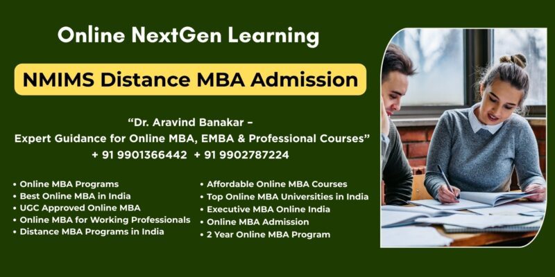 Online MBA from NMIMS in Pune - 9901366442