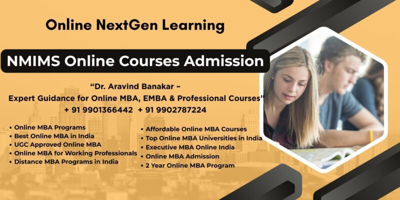 Online MBA from NMIMS in Rajkot - 9901366442