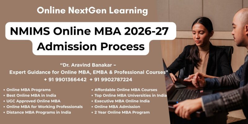 Online MBA from NMIMS in Shillong - 9901366442
