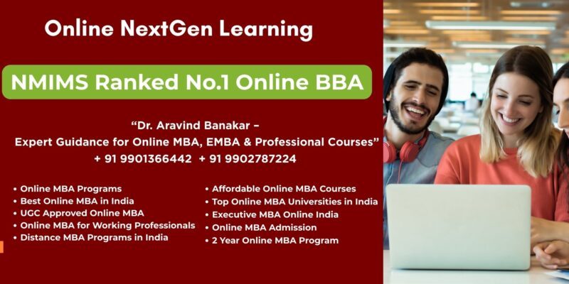 NMIMS Ranked No.1 Online BBA Looking for Distance MBA with placement support