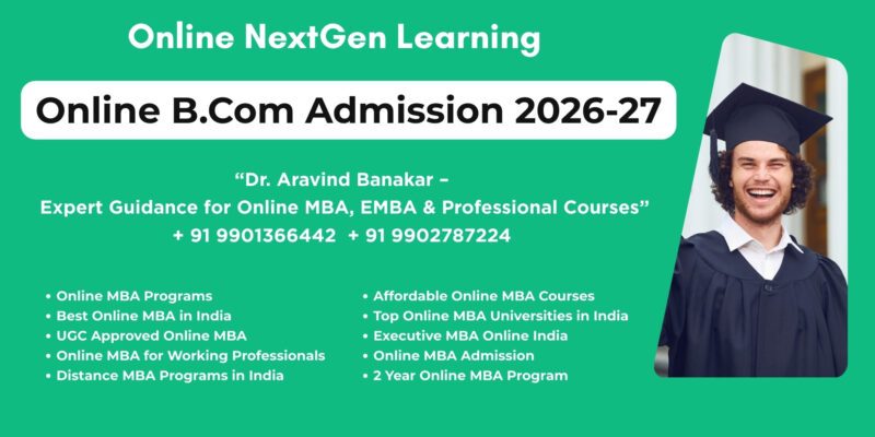 Online B.Com Admission 2026-27 Looking for NMIMS B.Com Distance Duration and Structure