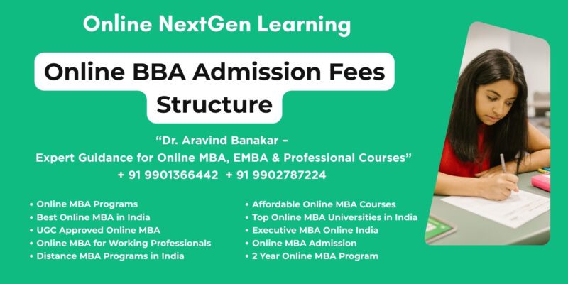 Online BBA Admission Fees Structure Looking for NMIMS Distance BBA with Fees