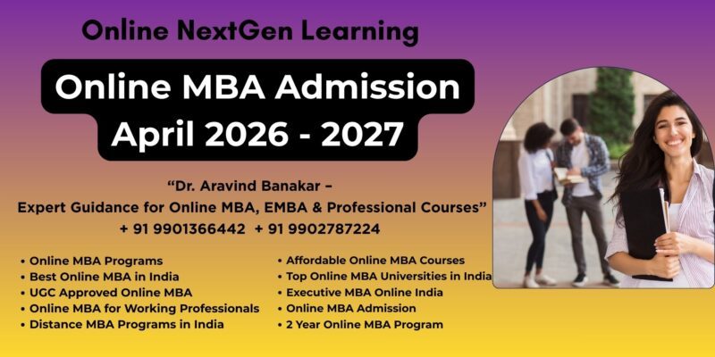 Online MBA Admission April 2026 – 2027 Top Online MBA Colleges Dhanbad