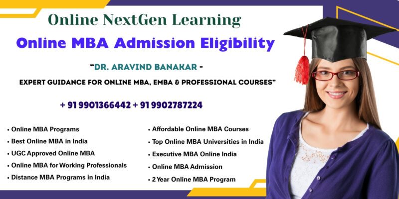 Online MBA Admission Eligibility NMIMS Ranked No.1 Online B.Com Admission – Professional Admission Support by Dr. Aravind Banakar